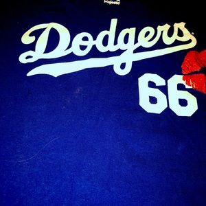 Dodgers Puig kiss tee